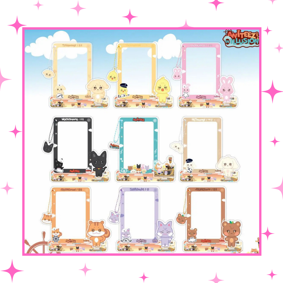 Ateez- Aniteez Acrylic Photocard Stand