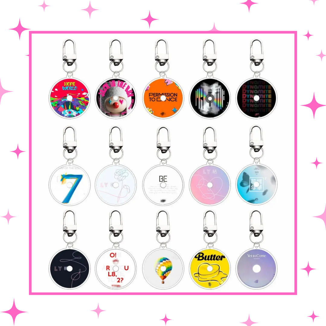 BTS - Album CD Keychains