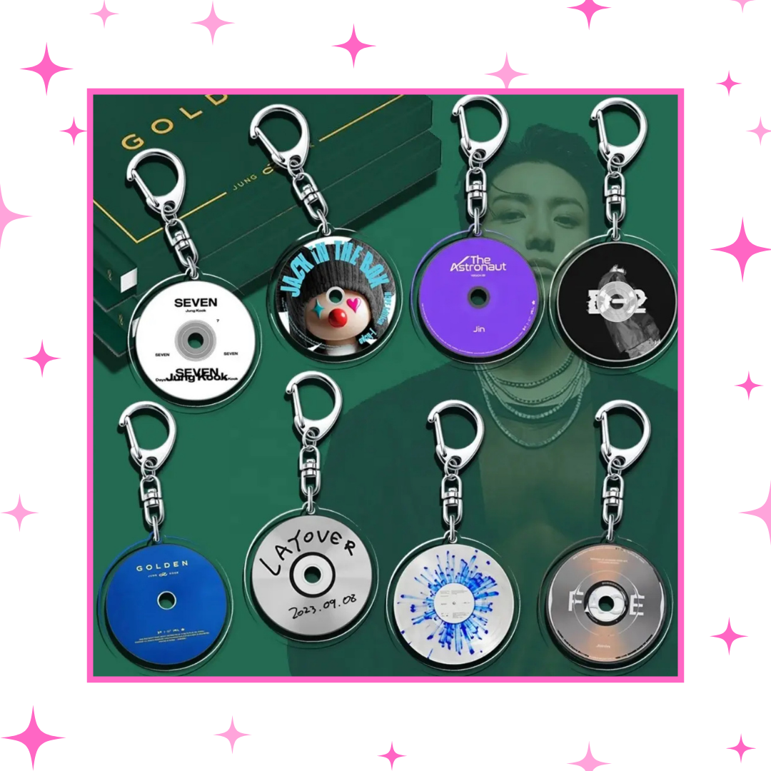 BTS - Singles CD Keychains