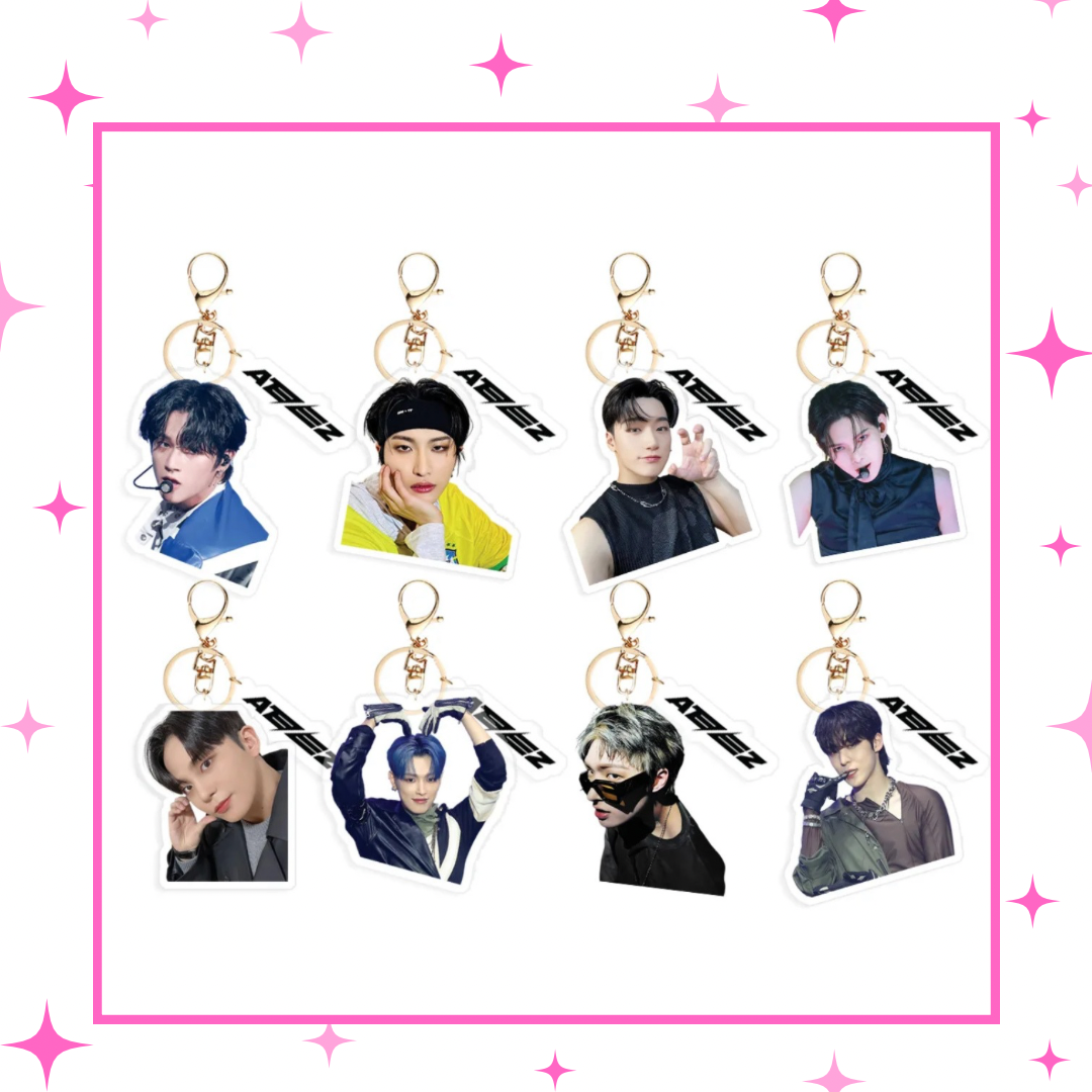 ATEEZ - Guerilla Acrylic Keychain