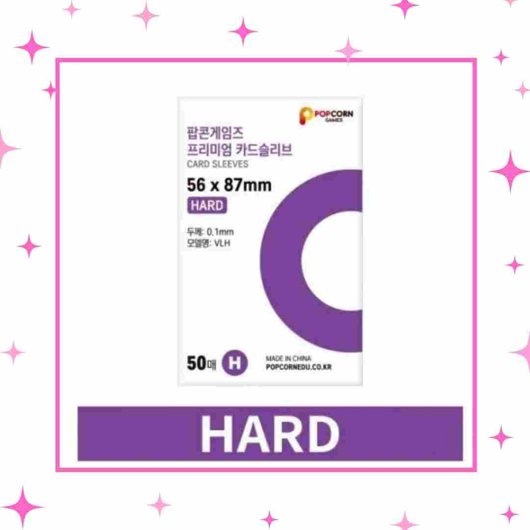 poker card sleeves POPCORN GAMES] Photo Card Sleeves (50ea) – Kpop Rush Shop