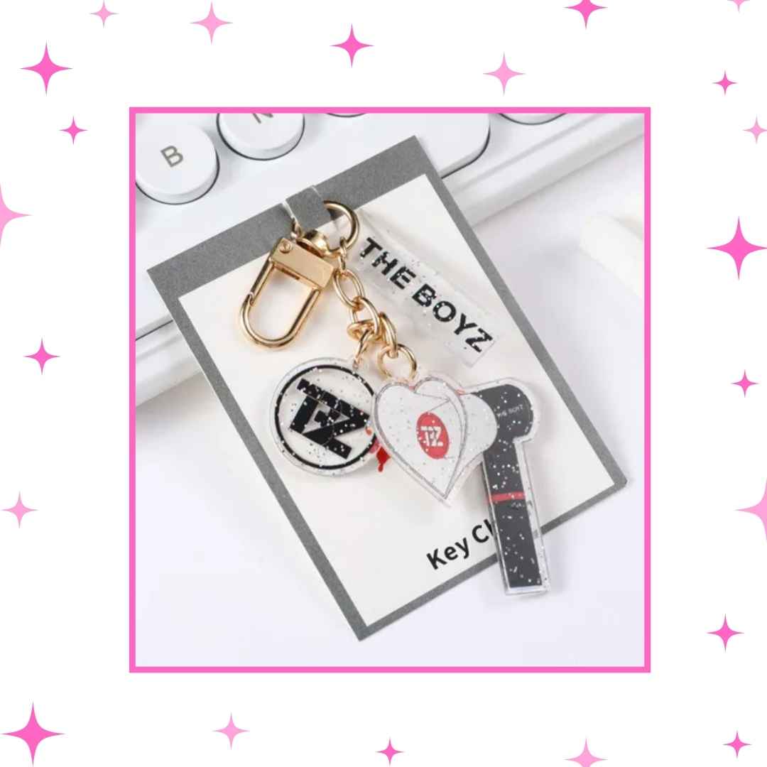 Glitter Lighsticks Keychains