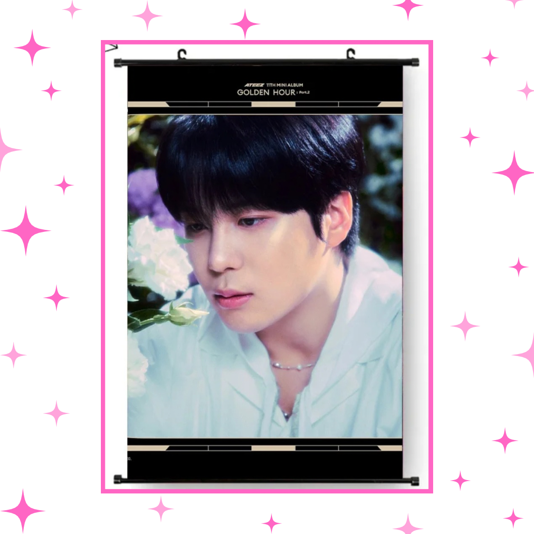 Ateez - Golden Hour Part 2 Fabric Poster