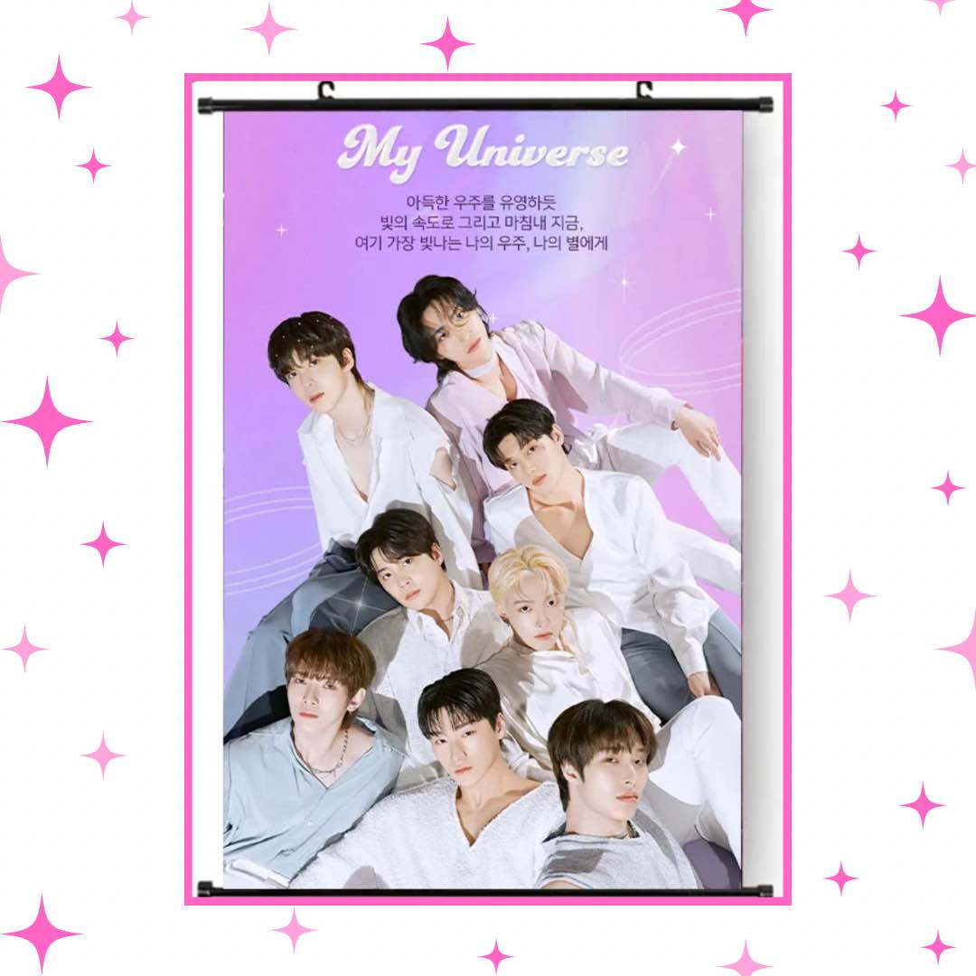 Ateez - Nacific Fabric Poster